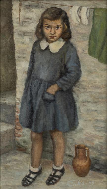 Oscar Luks Lundefjord, Standing girl.