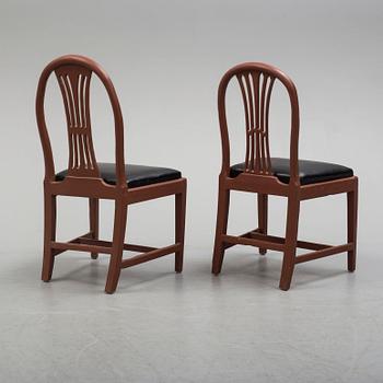 STOLAR 6 st, gustavianska provinsarbeten, 1800-talets början.