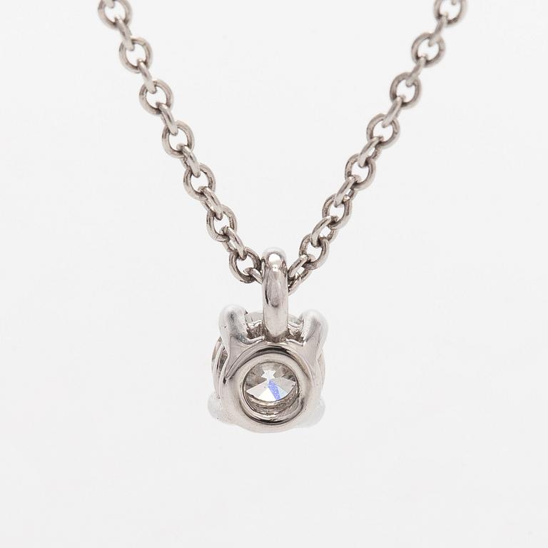 Tiffany & Co, kaulakoru, platinaa ja briljanttihiottu timantti.