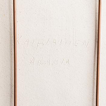 Birger Kaipiainen, a decorative plate signed Kaipiainen Arabia.