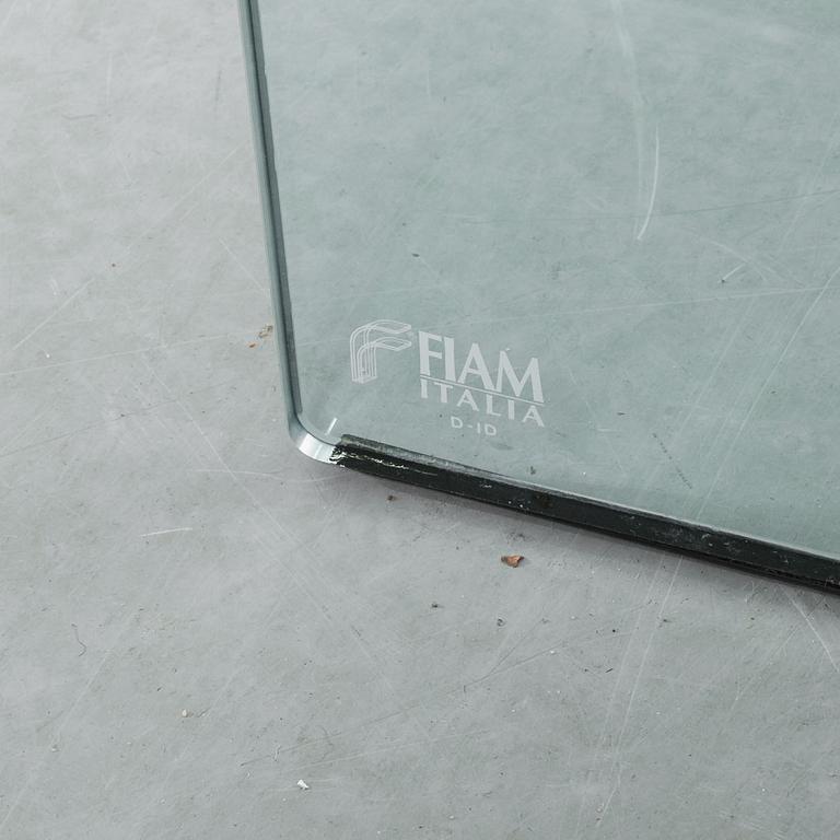 SOFFBORD, glas. "Eco", Hans von Klier, Fiam Italien. 1980-tal.