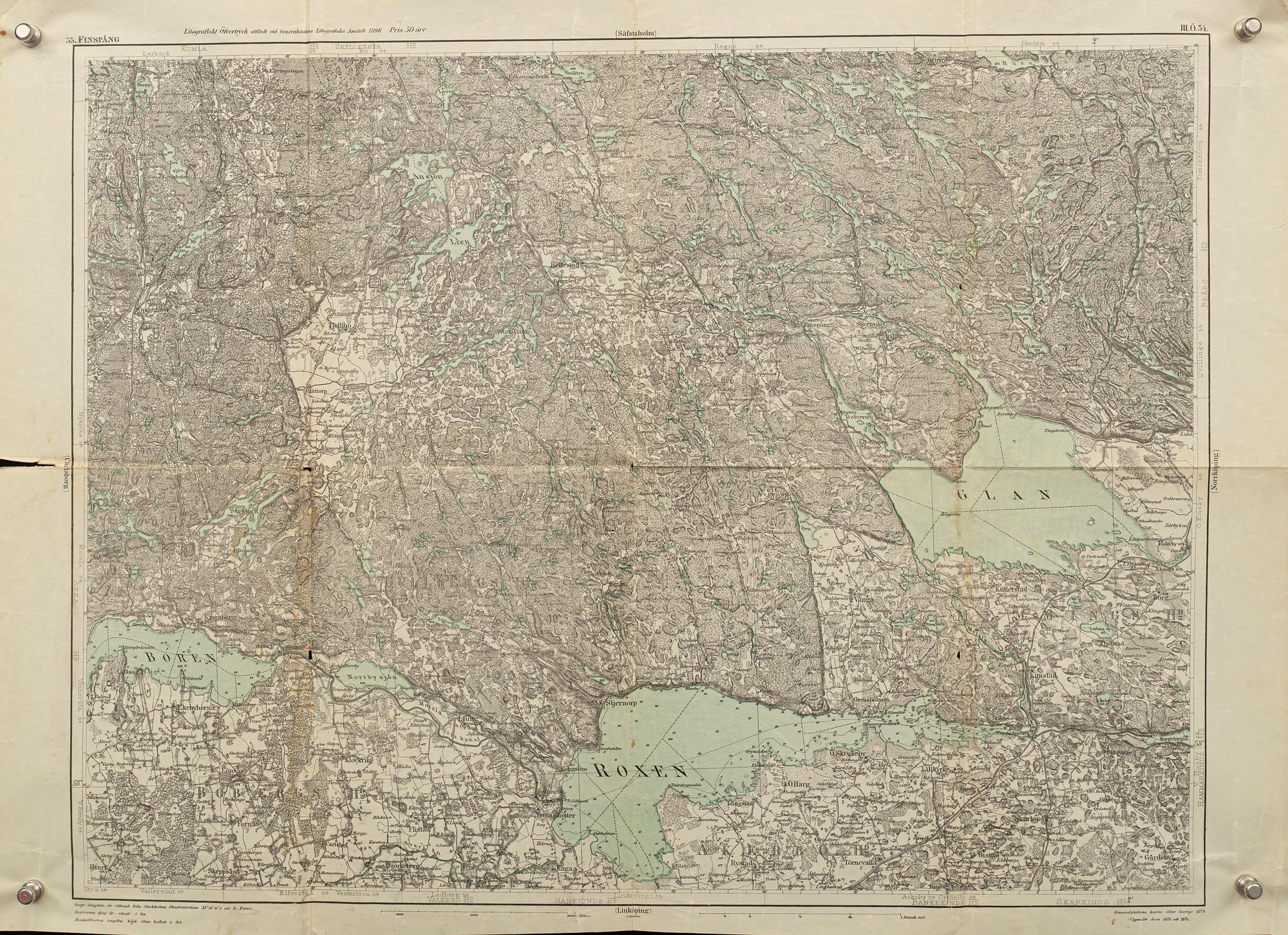 GENERALSTABENS KARTOR, 18 st. 1800-talets andra hälft.