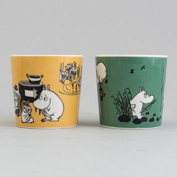MUMINMUGGAR 2 st, Arabia, "Moomin Characters", 1990-tal.