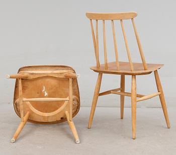 STOLAR, 1 par, "Fanett", Ilmari Tapiovaara, Edsbyverken, 1950-tal.