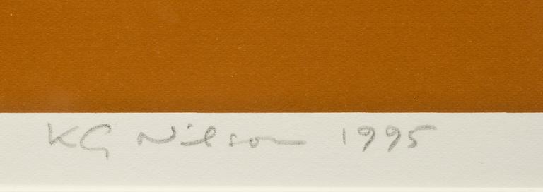 KARL-GUSTAF NILSON, färglitografi, sign o dat 1995, E.A.