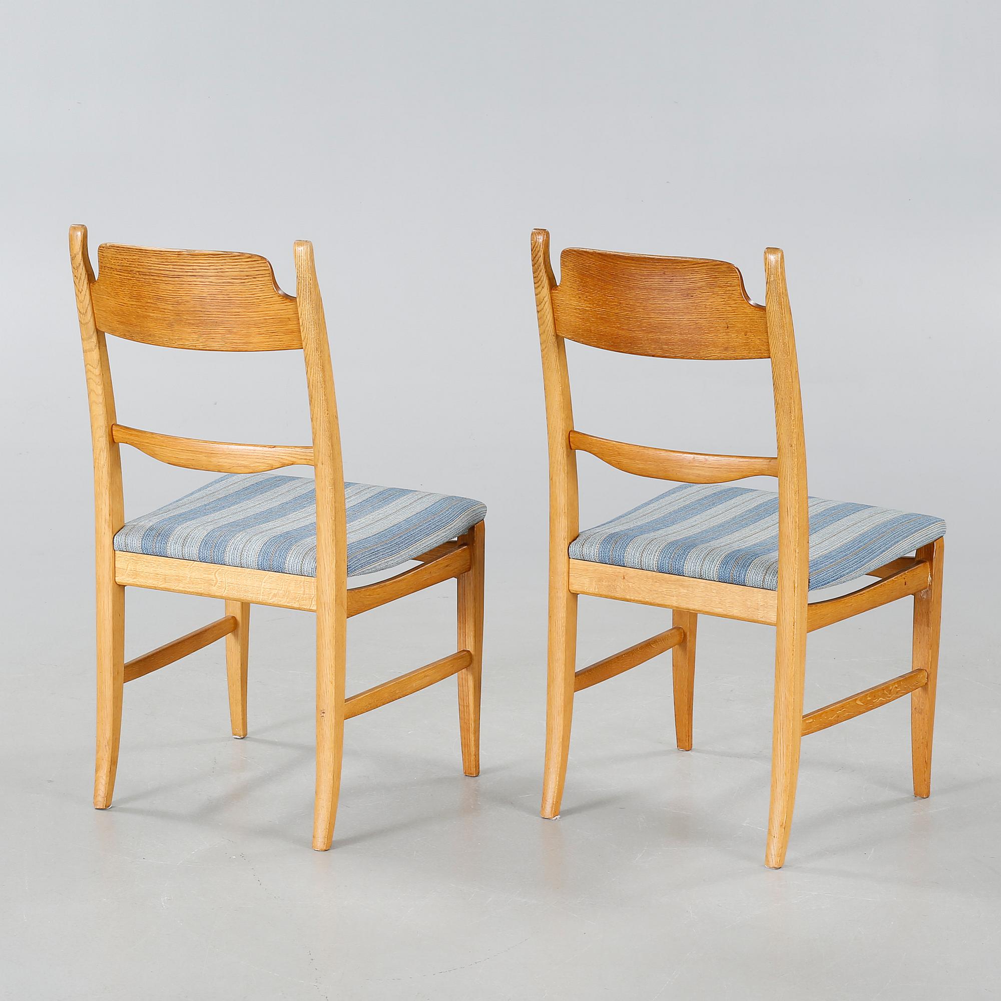 Six chairs "Calmare Nyckel", Åfors Möbelfabrik second half of the 20th century.