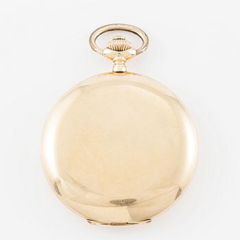 Monark, Ch. F. Tissot & Fils, pocket watch, 52 mm, hunter.