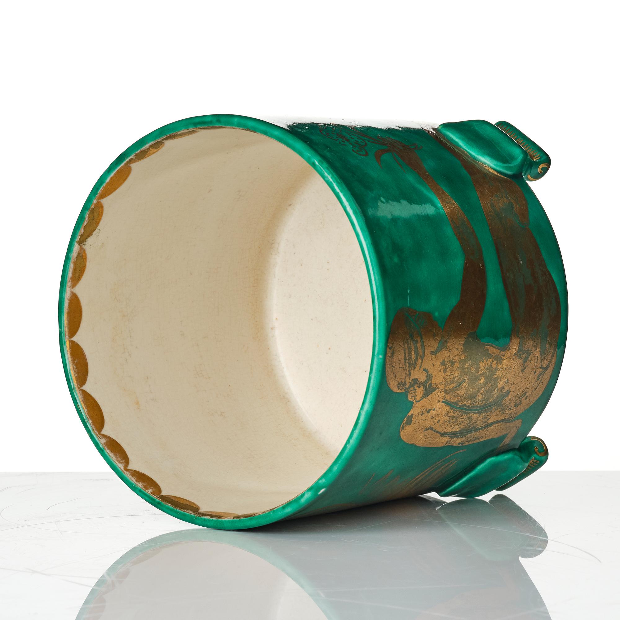 Wilhelm Kåge, outer casing, 2 pieces and bowls, 3 pieces, stoneware, Gustavsberg, most dated 1927-29.