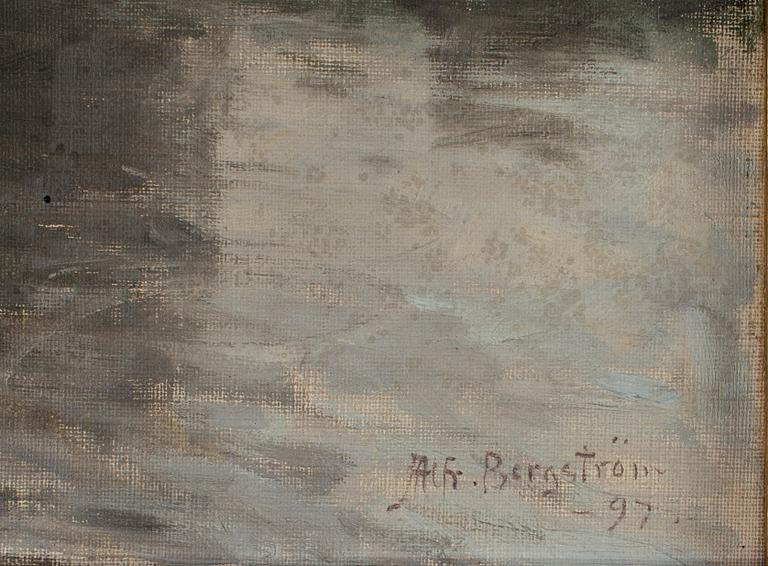 ALFRED BERGSTRÖM, Olja på duk, signerad och daterad -97.