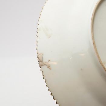Royal Copenhagen, Plates, six pieces, (Hausmålerai), 1950s.