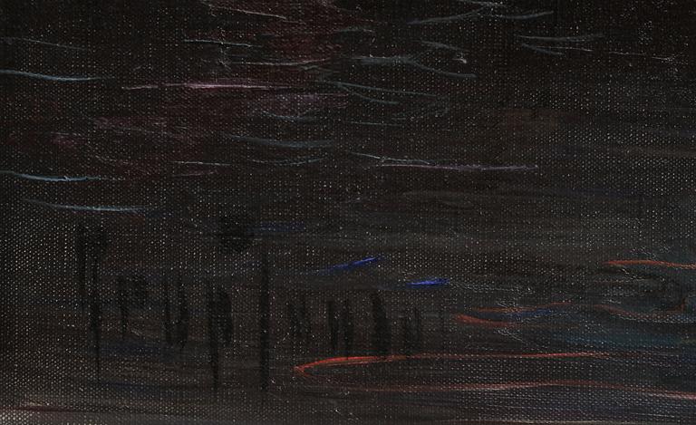 ARUP JENSEN, olja på duk, sign.