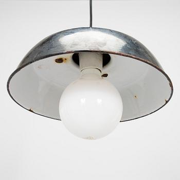 Paavo Tynell, four 1930s pendant lights / industrial lights for Taito.