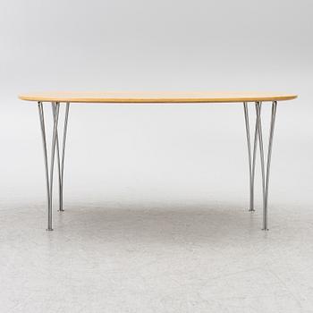 Bruno Mathsson, & Piet Hein, a 'Superellipse' dining table, Fritz Hansen, Denmark, 1982.