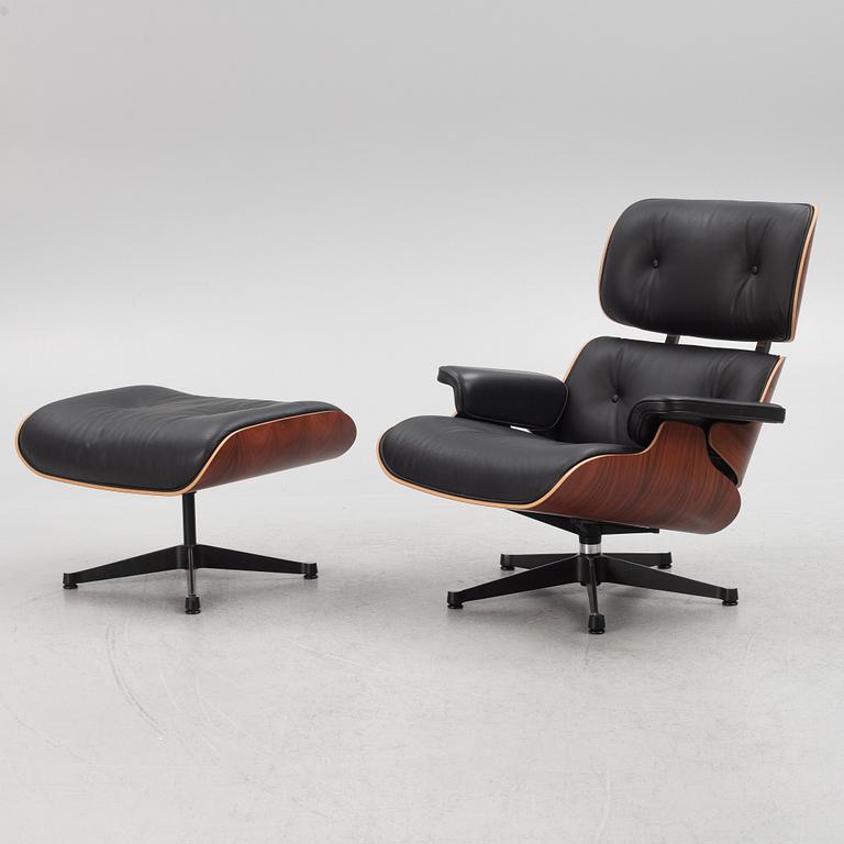 Charles & Ray Eames, armchair and ottoman, "Lounge chair", Vitra.