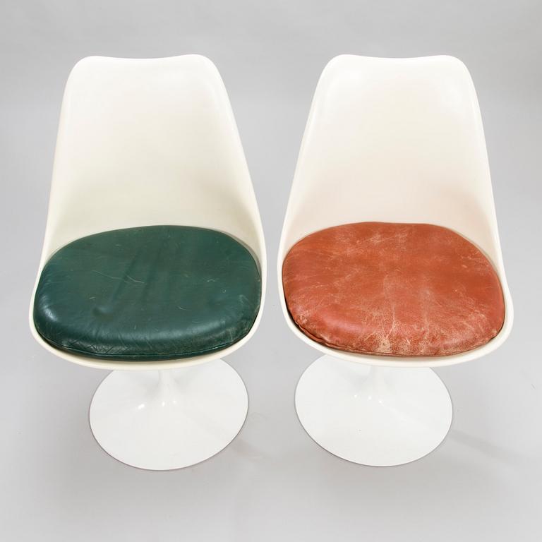 EERO SAARINEN, tuoleja, 10 kpl, "Tulip" Knoll International 1970-luku.