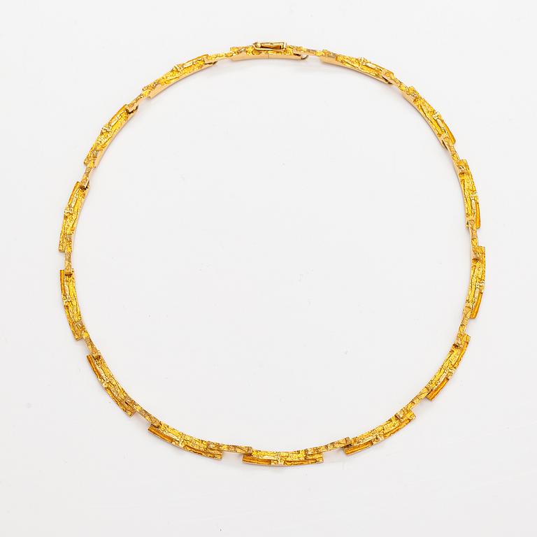 Björn Weckström, Halsband "Tundra", 18K guld. Lapponia.