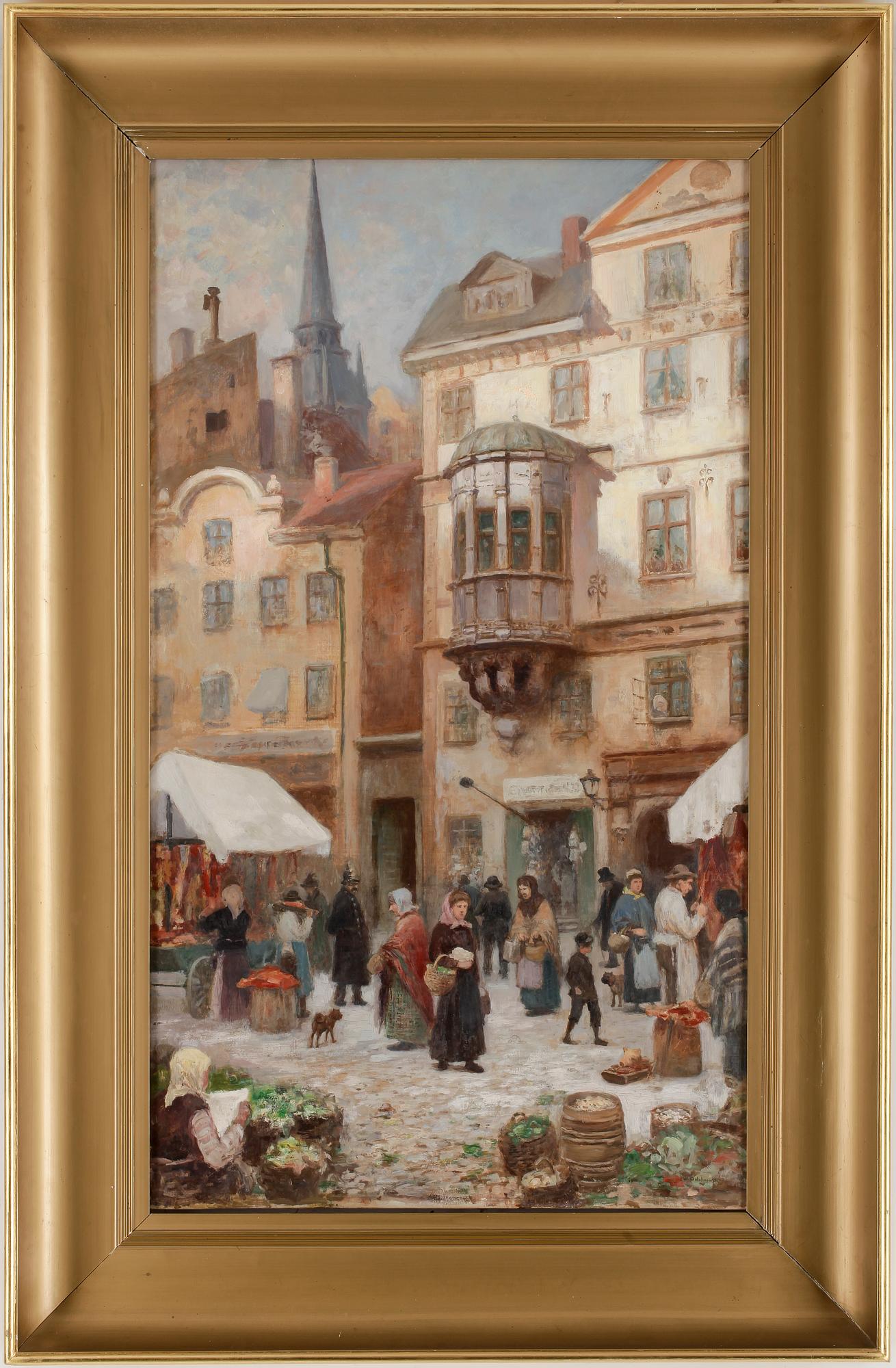FRANS WILHELM ODELMARK, olja på duk, signerad.