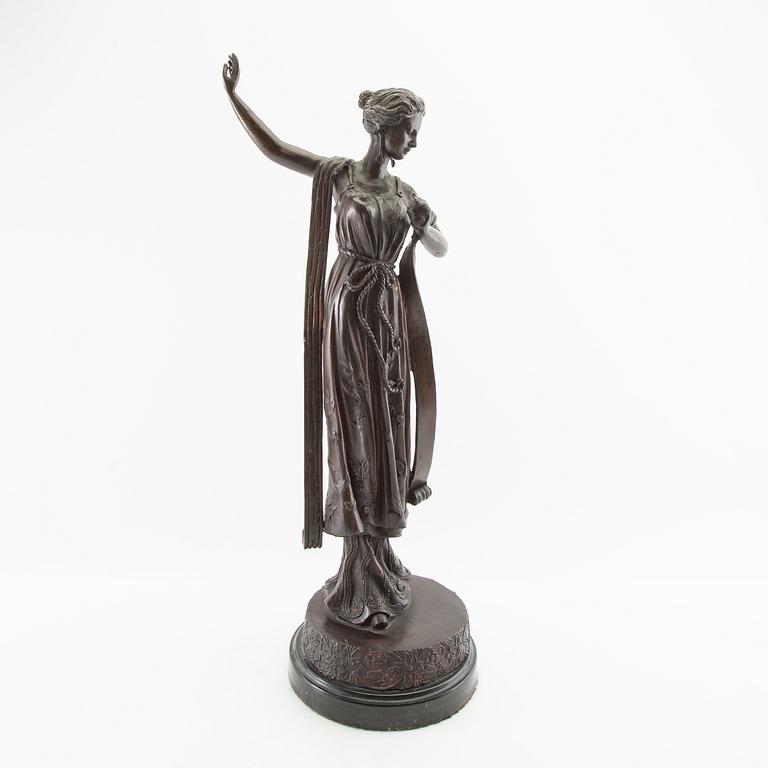 Okänd konstnär 1900-tal, Skulptur Kvinnofigur.