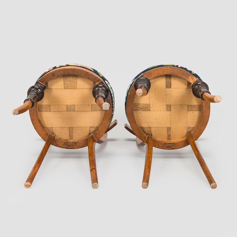 Stolar, 2 st, Danmark, 1800-talets slut.