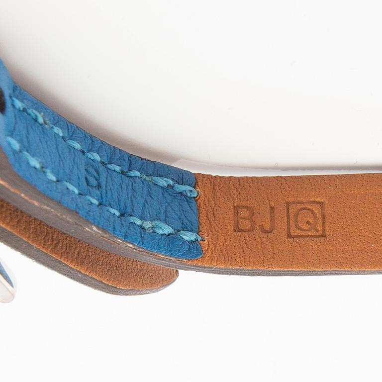 Hermès, A 'Hapi 4' leather bracelet.