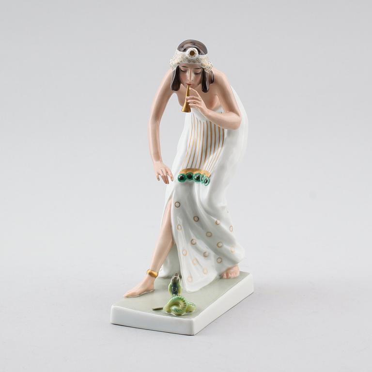 FIGUR, porslin, Berthod Boehs, Rosenthal, 1900-talets första hälft.