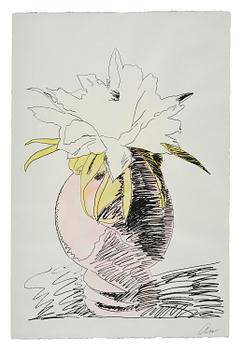 517. Andy Warhol, "Flowers (Hand Colored)".
