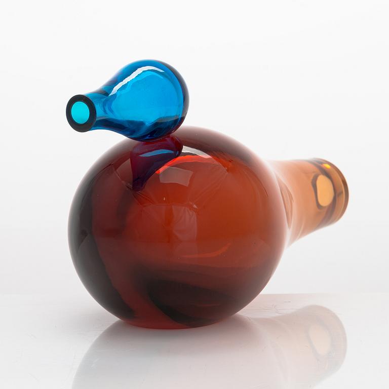 Giorgio Vigna, a glass bird signed G. Vigna, Iittala.