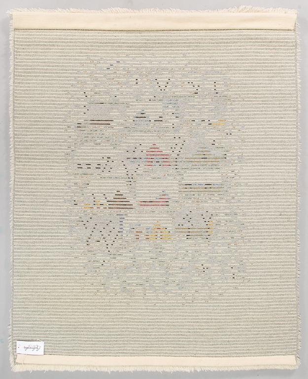 Irmeli Grönlund,  A Finnish long pile Ryijy Rug, for Friends of Finnish Handicraft. Circa 130 x105 cm.