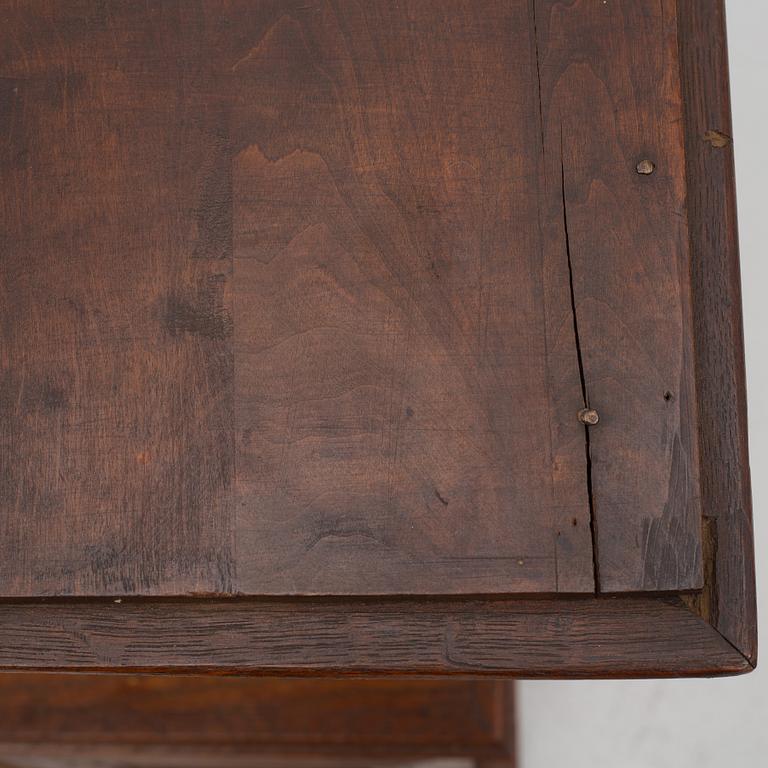 A wall cabinet, dated 1765.
