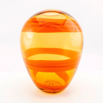 Berit Johansson, vase for Salviati, signed and dated 1999.