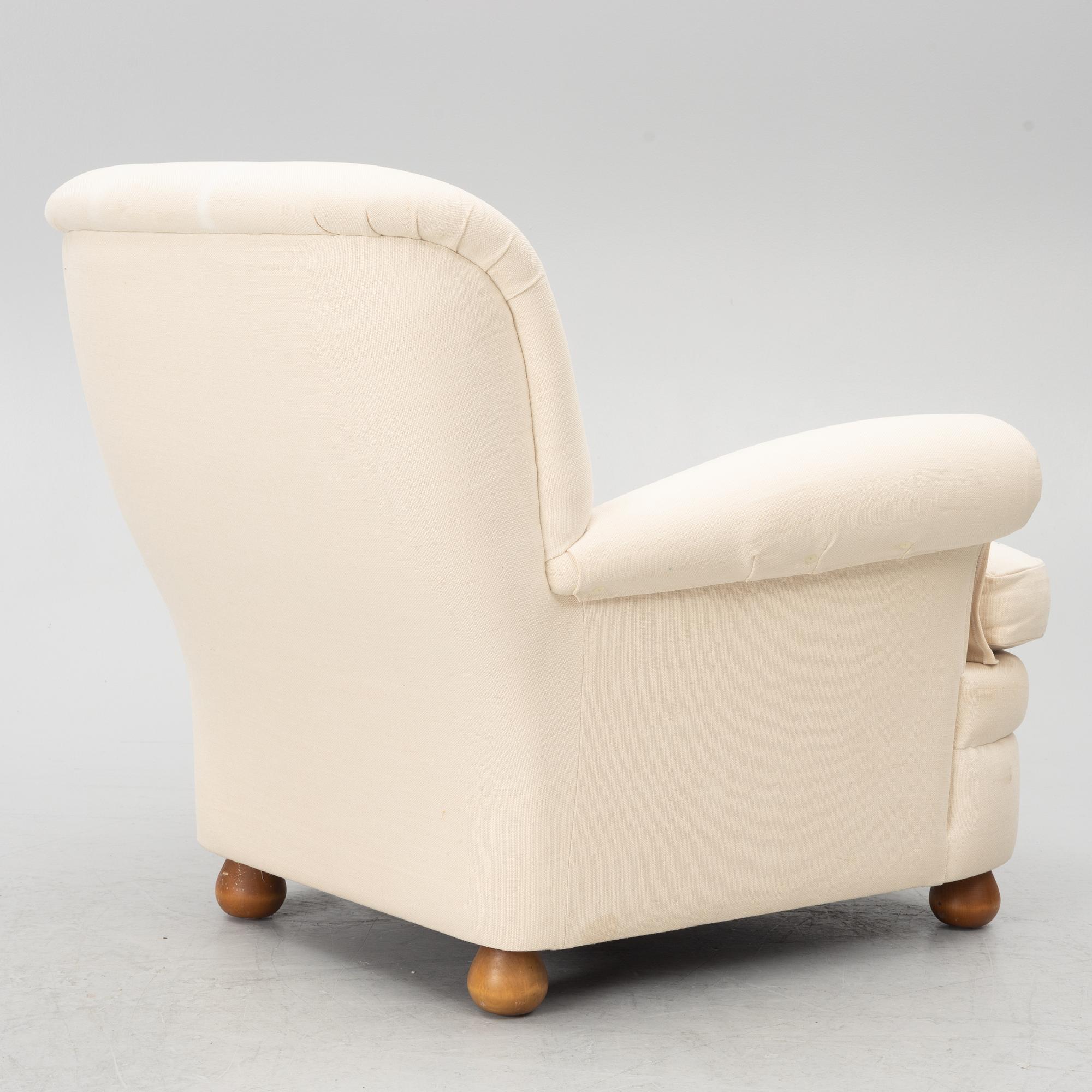 Josef Frank, a model 366 armchair, Firma Svenskt Tenn.