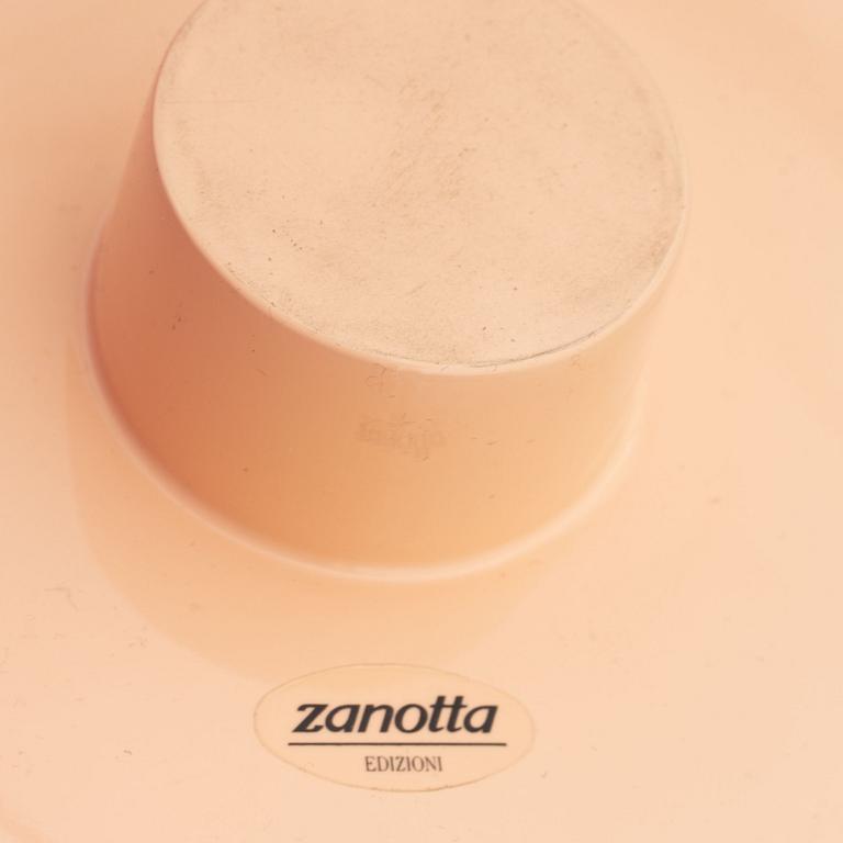 Alessandro Mendini, a 'Cuculi' bowl and two dishes, Zanotta, Italy, 1980's.