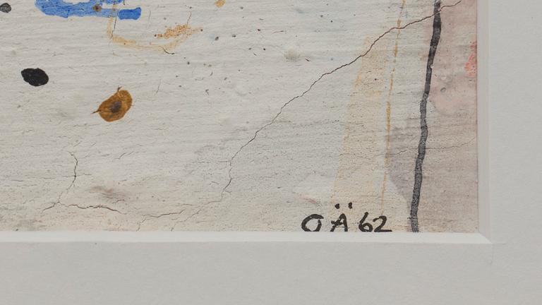 OLLE ÄNGKVIST, gouache, signerad och daterad -62.