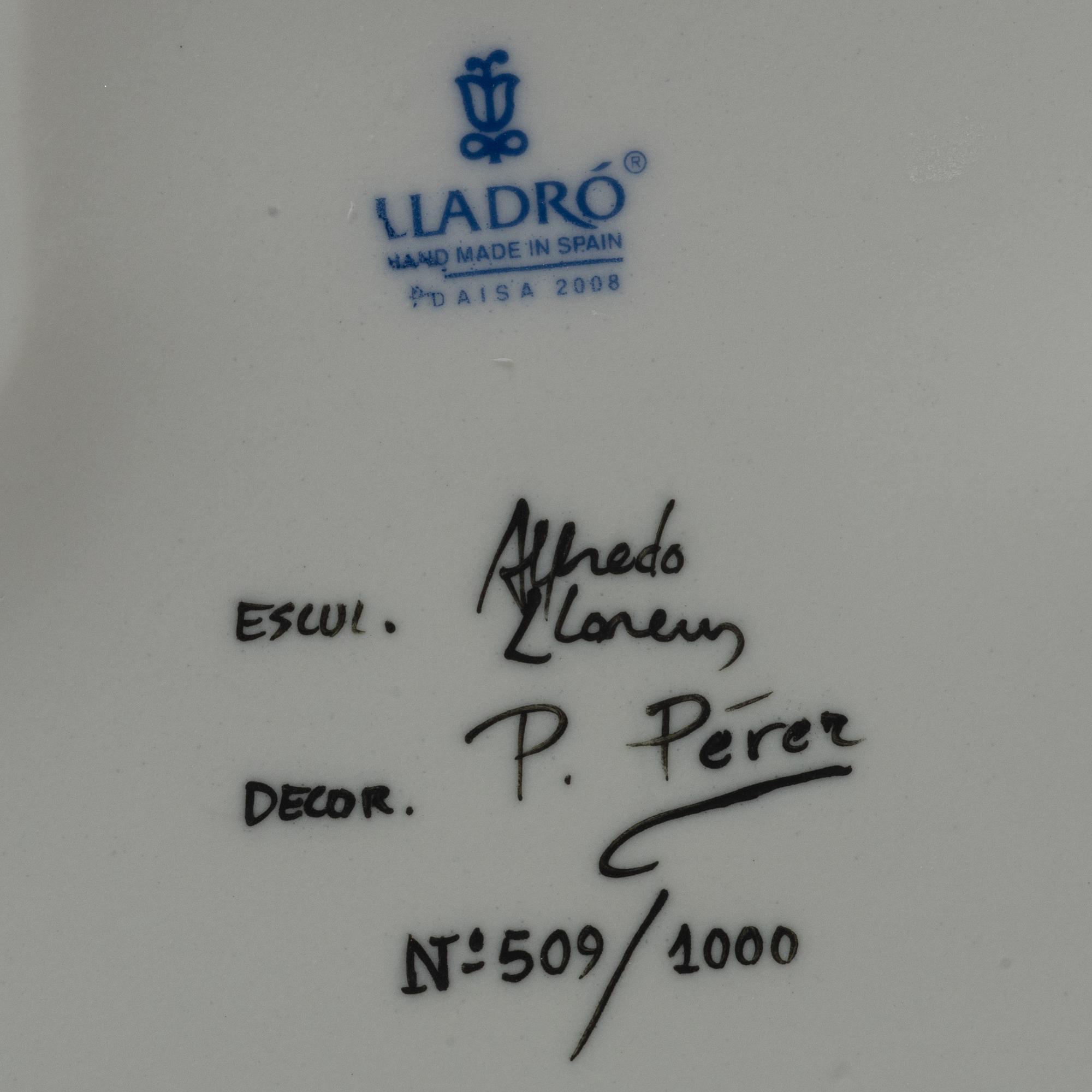 Alfredo Llorens, "Santa's midnight ride", Lladró, Spain.