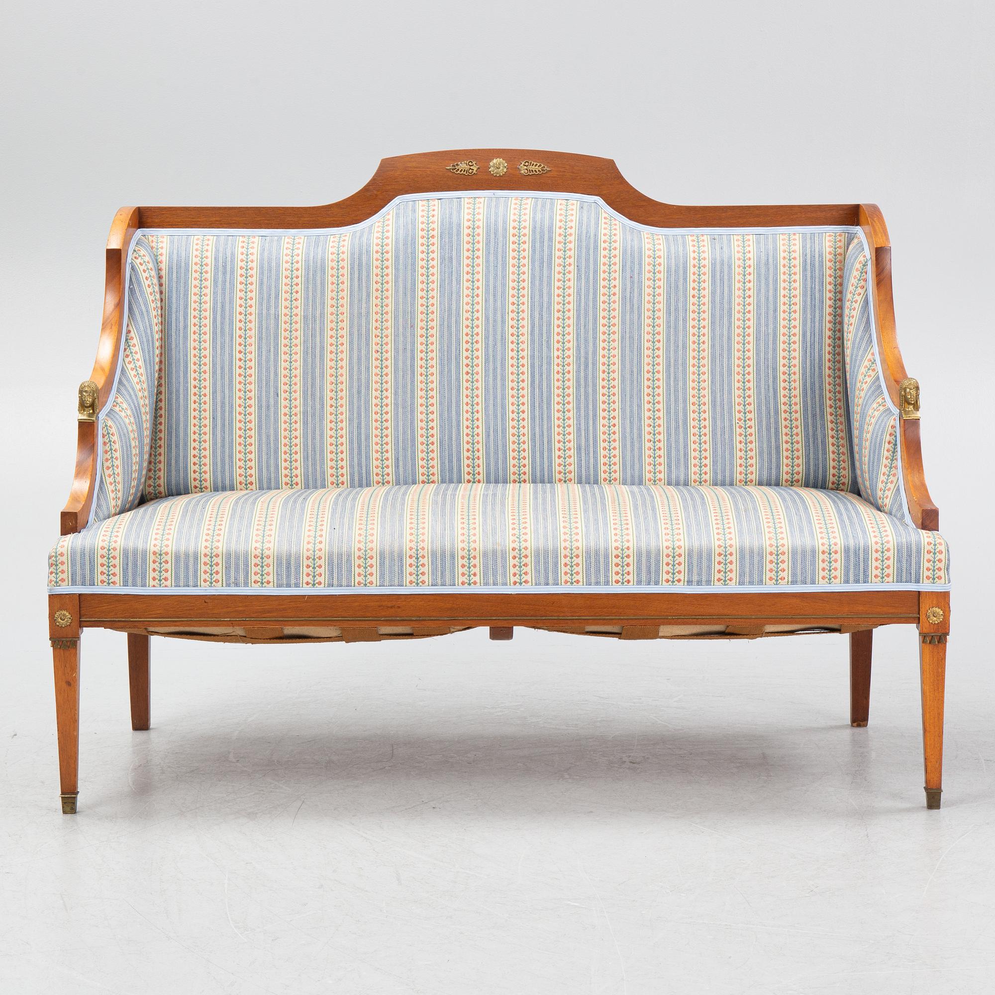 Soffa, empirstil, tidigt 1900-tal.