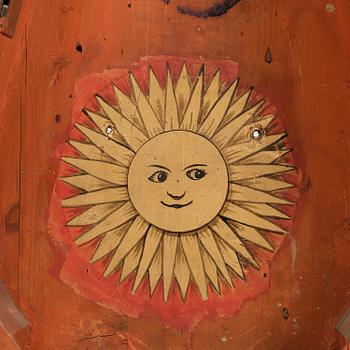 A rococo longcase clock by P. Ernst (watchmaker in Stockholm 1753-84).