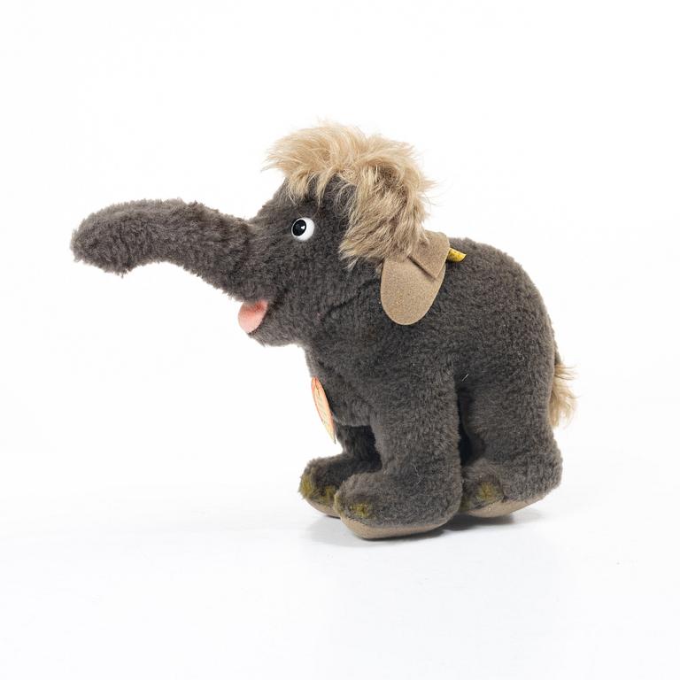 Steiff, leksaksdjur, 7 + 1 st, 1900-talets andra hälft.