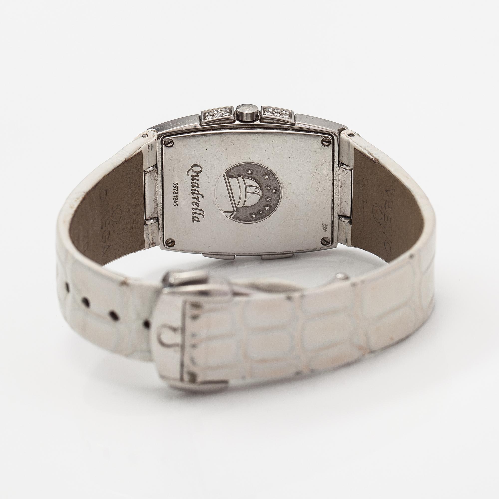 Omega, Constellation, Quadrella, wristwatch, 27 x 33 mm.
