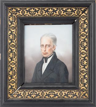 Okänd konstnär, porslinsmålning, omkring 1800-talets mitt.