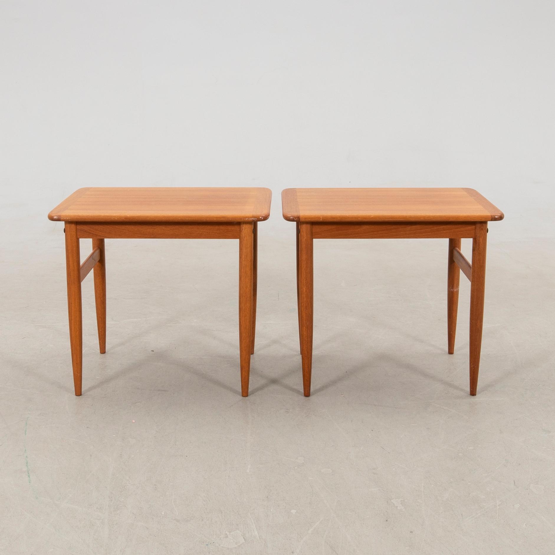 Side tables a pair, HMB furniture 1960s.