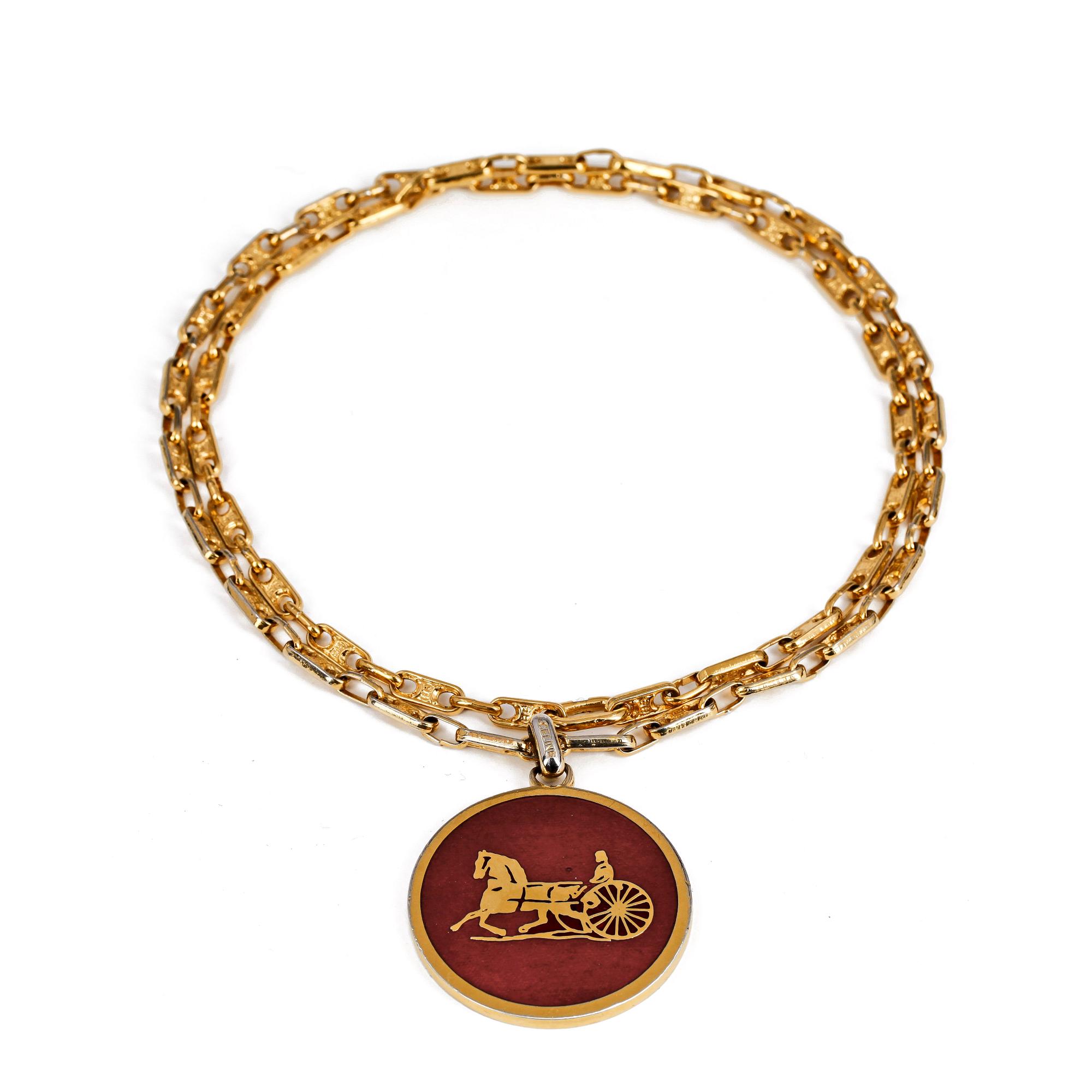 CÉLINE, a necklace.