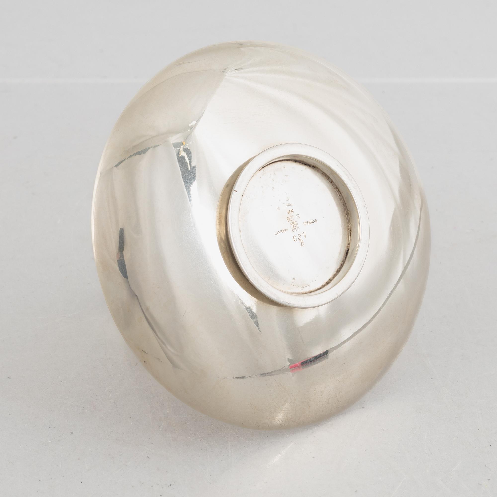 Harald Nielsen, a sterling silver match holder, design no. 637 B, Denmark 1933-1944.