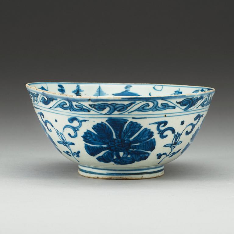 SKÅL, porslin. Transition, 1600-tal.