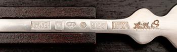 SKED, sterlingsilver, GAB, 1982. Vikt 171 g.