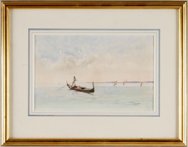 OKÄND KONSTNÄR, akvarell, ej sign, möjligen Anna Palm, 1800/1900-tal.