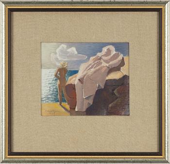 Waldemar Lorentzon, På stranden.