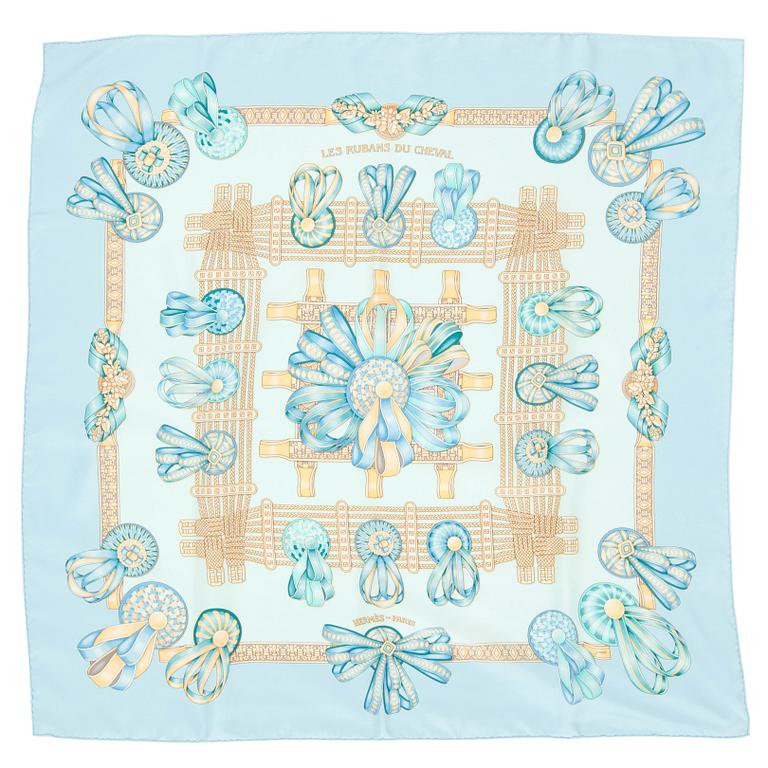 HERMÈS, scarf, "Les rubans du cheval".