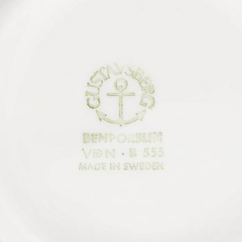 A 43-piece porcelain dinnerware set, "Blå blom", Gustavsberg.
