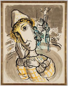 Marc Chagall, efter färglitografi, bär numrering 265/1000 med blyerts.