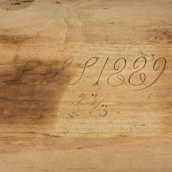 Three bread troughs, 19th century.